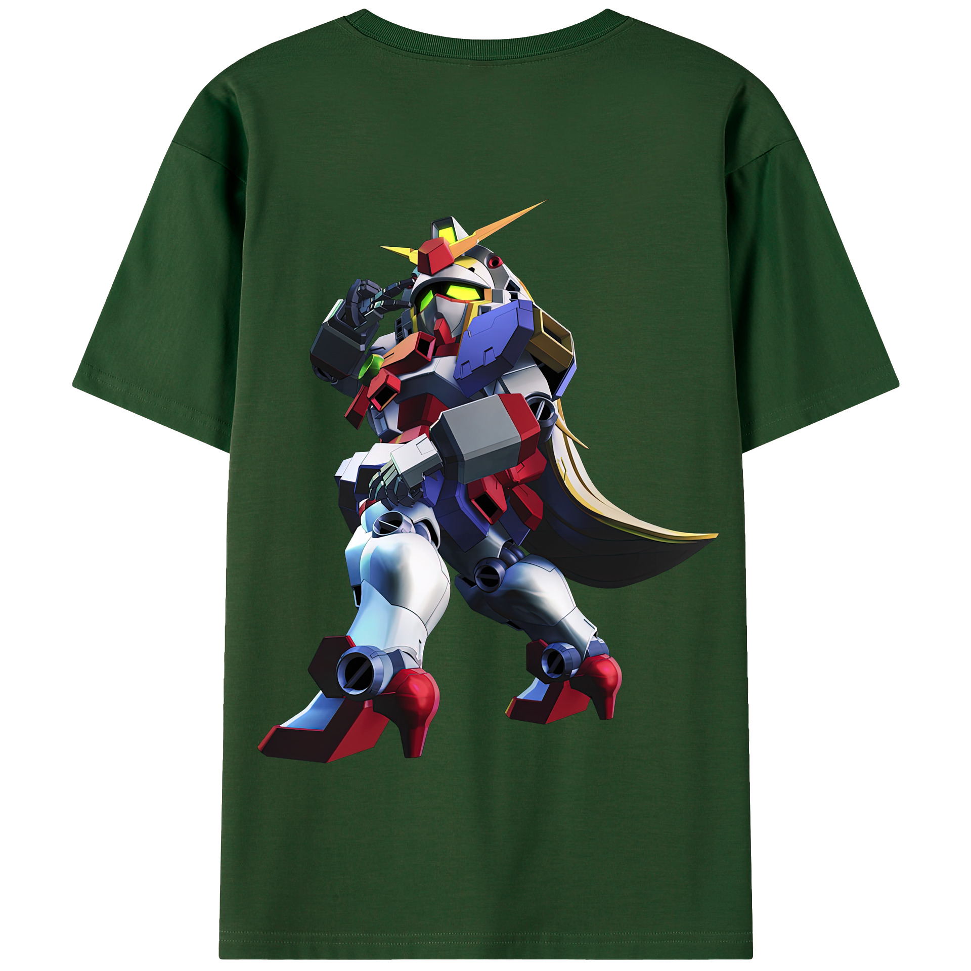 （画像用） 機動戦士ガンダム Mobile Suit Gundam 綿100％半袖Tシャツ（背面プリント）